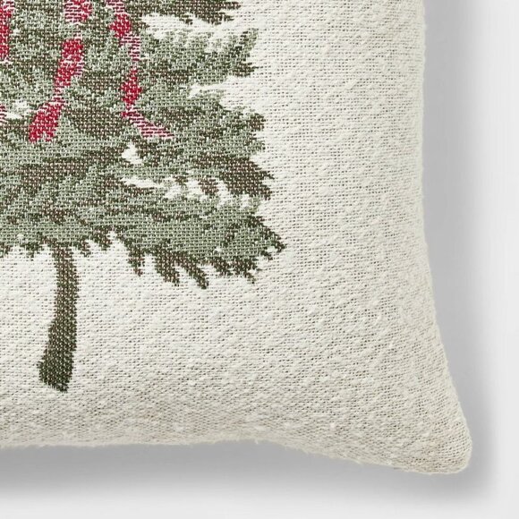 Woven Tree Throw Pillow - Threshold Studio McGee, Target Christmas 2023 - Picture 4 of 5